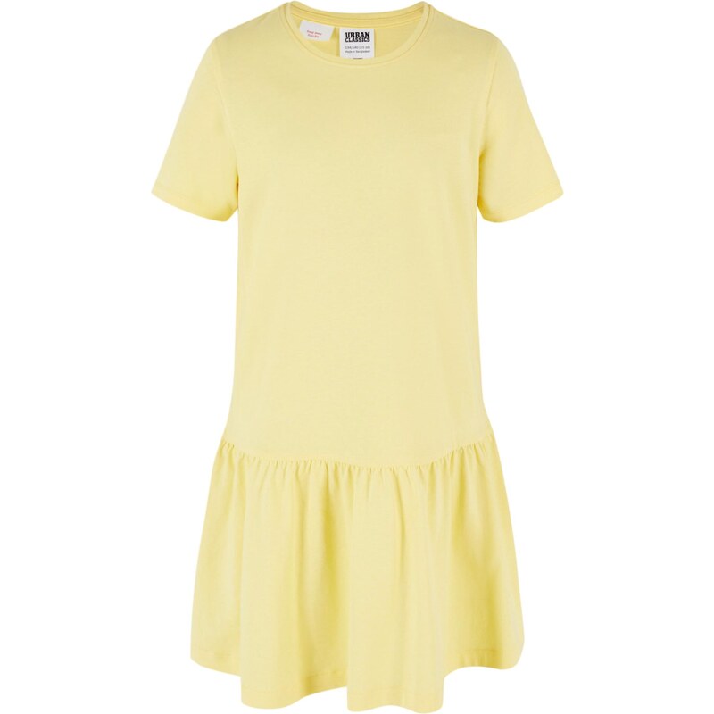 Urban Classics Valance Tee Dress for Girls - Yellow 57776793