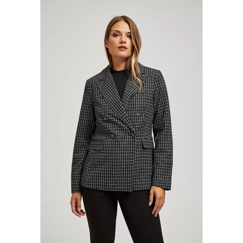 Marisse Double-Breasted Jacket With Decorative Buttons 50655185
