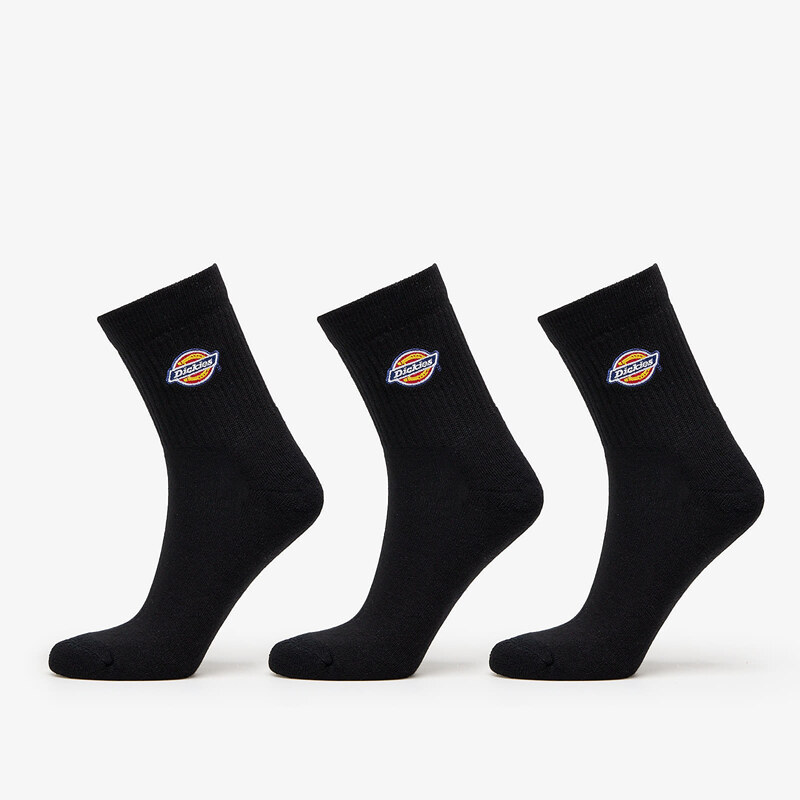 Ponožky Dickies Valley Grove Mid Socks 3-Pack Black 35-38 50695094