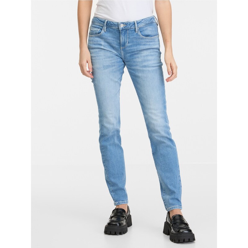 Svetlé modré dámske skinny fit džíny Guess Annette 66817383