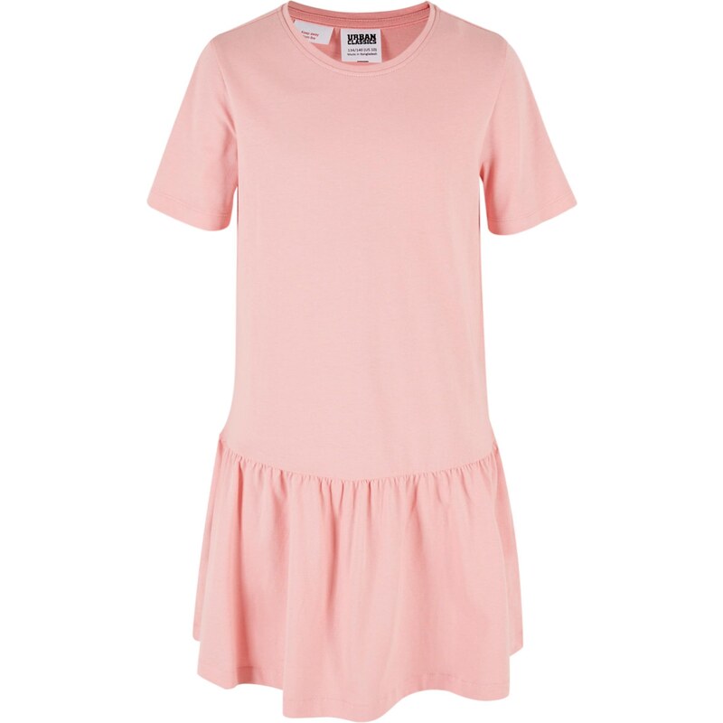 Urban Classics Valance Tee Dress for Girls - Pink 50662226