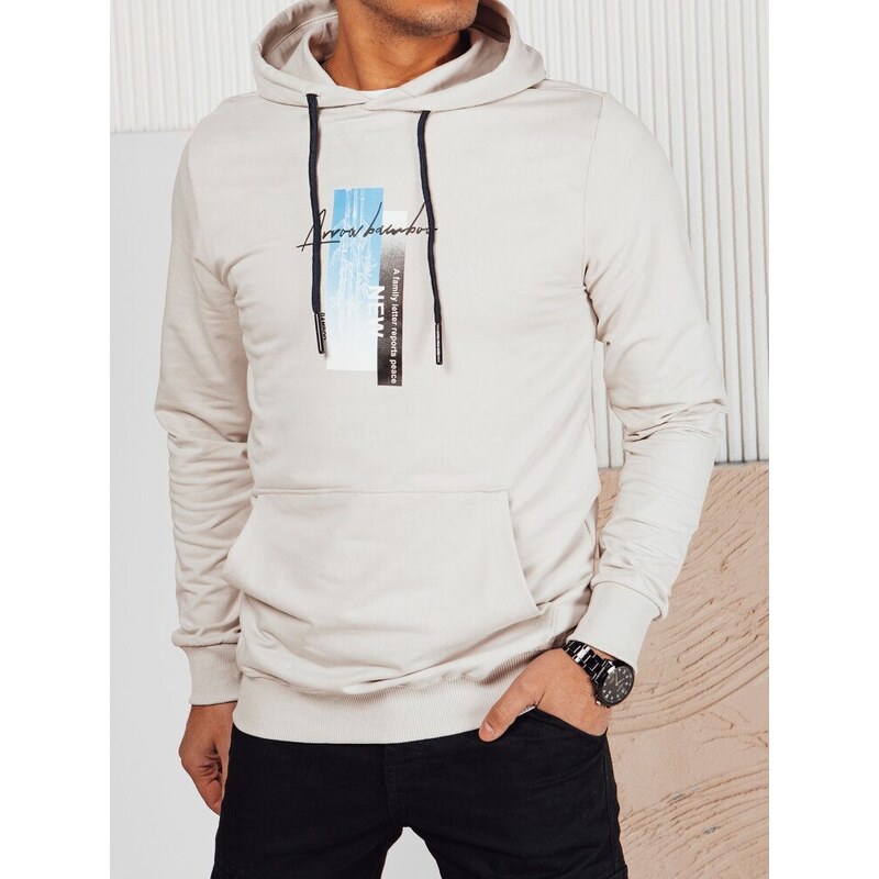 Dstreet Atraktívna šedá mikina s kapucňou 50711592