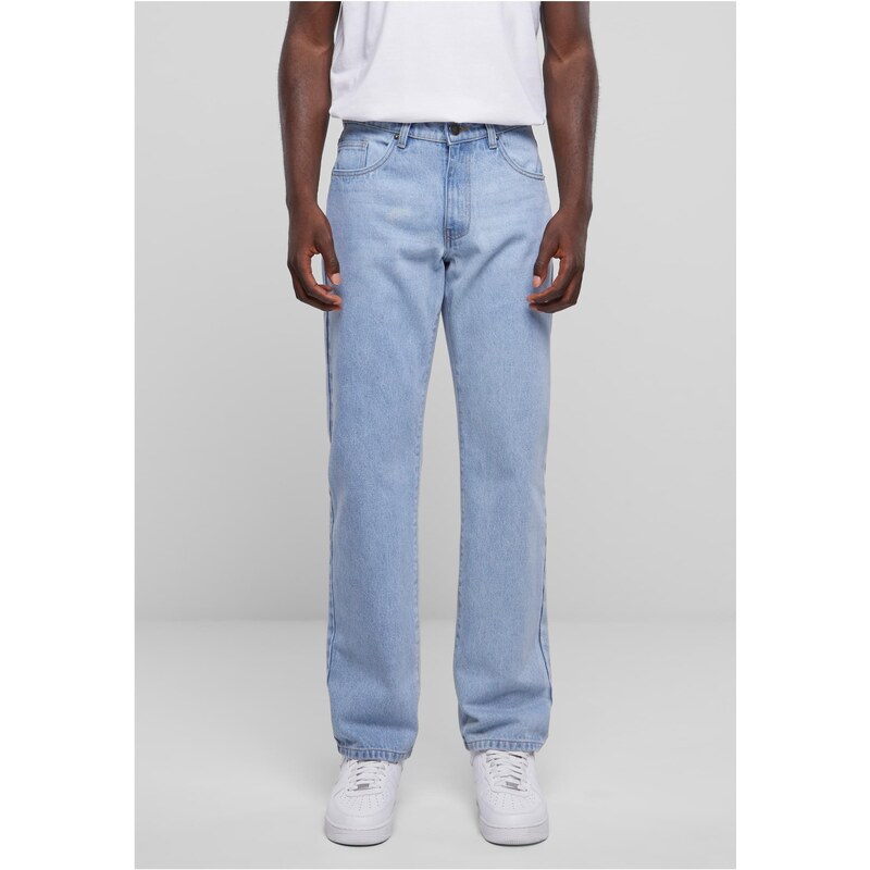 Urban Classics Mens Straight Fit Heavy Ounce Jeans Light Blue 64781629