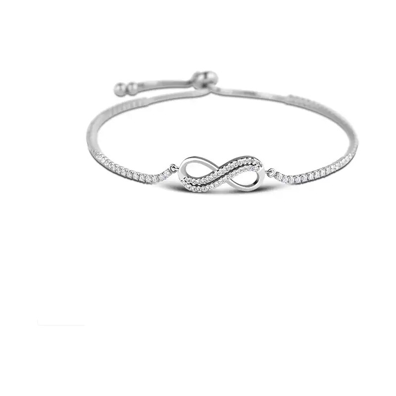 Olivie Strieborný náramok NEKONEČNO 8464 50867738