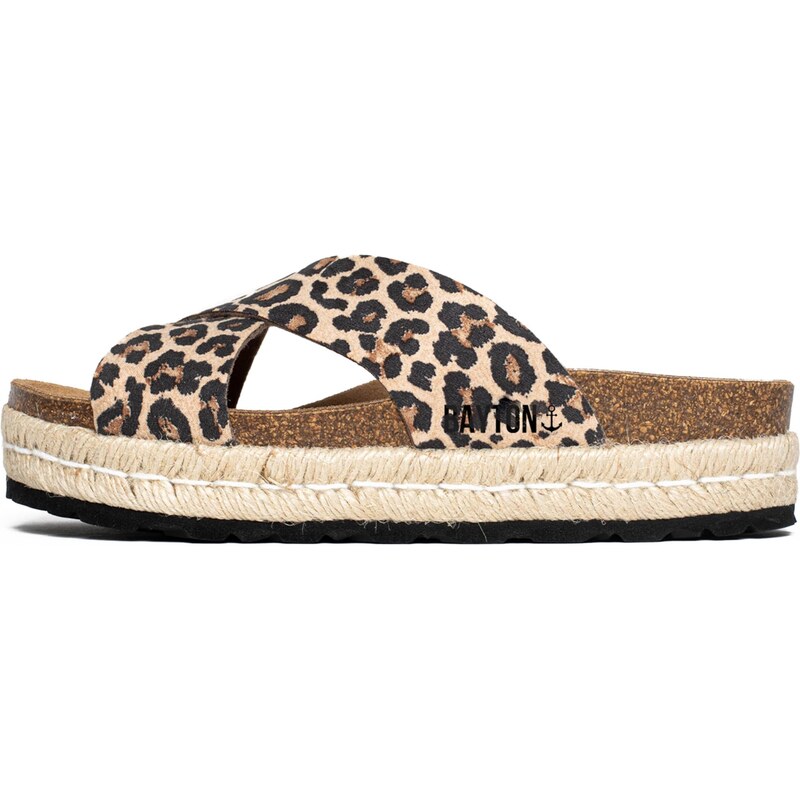 Bayton Šľapky Penelope svetlobéžová / hnedá / čierna 54630237