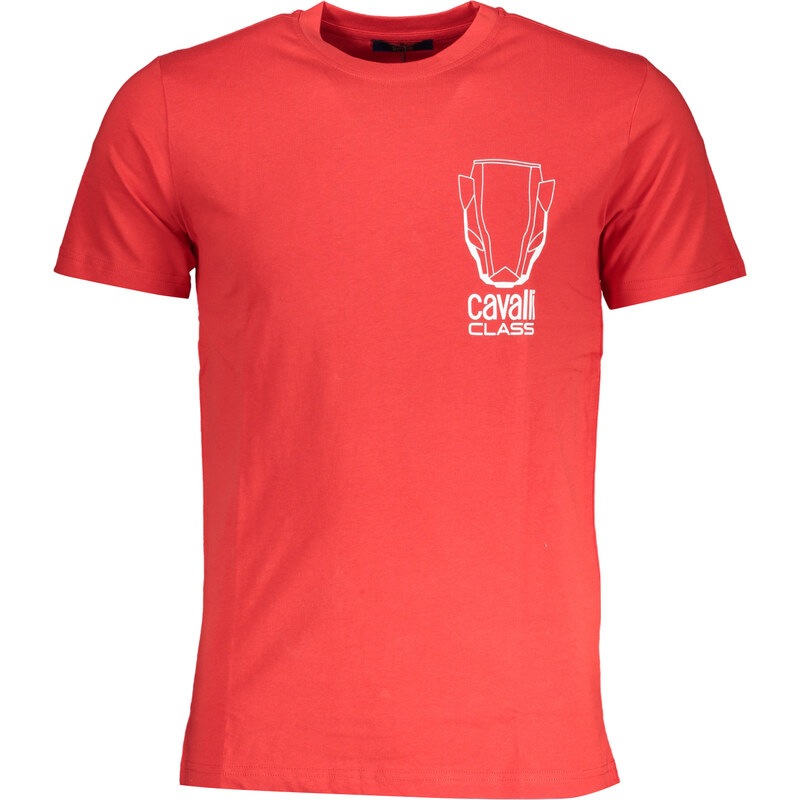 CAVALLI CLASS pánske tričko s krátkym rukávom červené 64703858