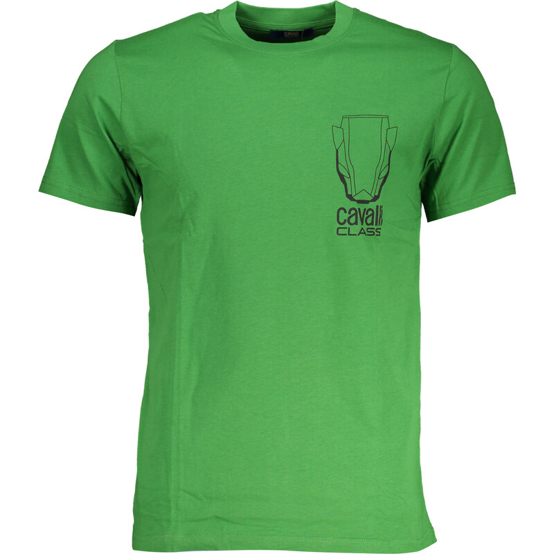 CAVALLI CLASS zelené pánske tričko 64709529