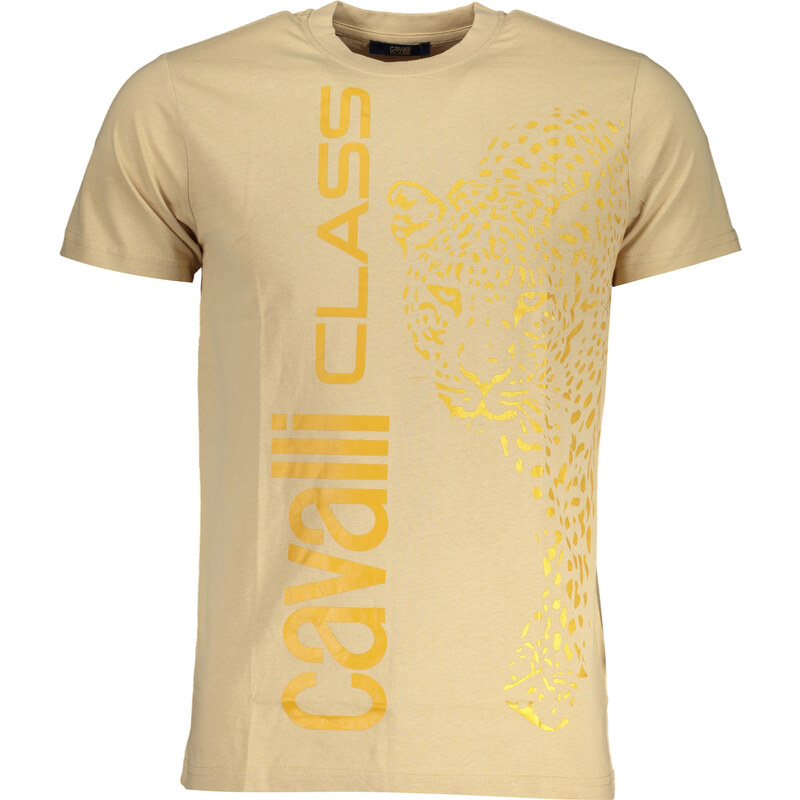 Pánske tričko Cavalli Class béžové 64707777