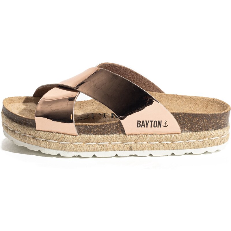 Bayton Šľapky ASTOR ružové zlato / čierna 54290778