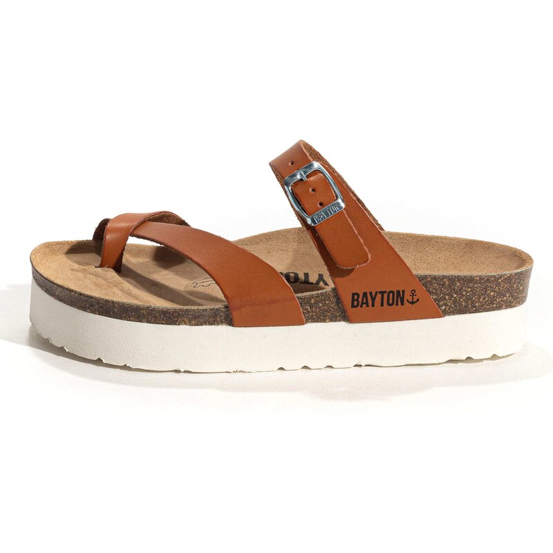 Bayton Papuče Cintra koňaková / čierna 54295560