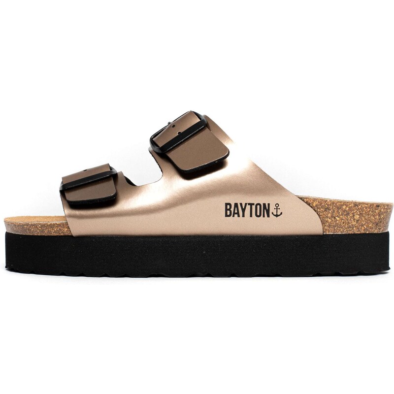 Bayton Papuče Japet bronzová / čierna 62239577