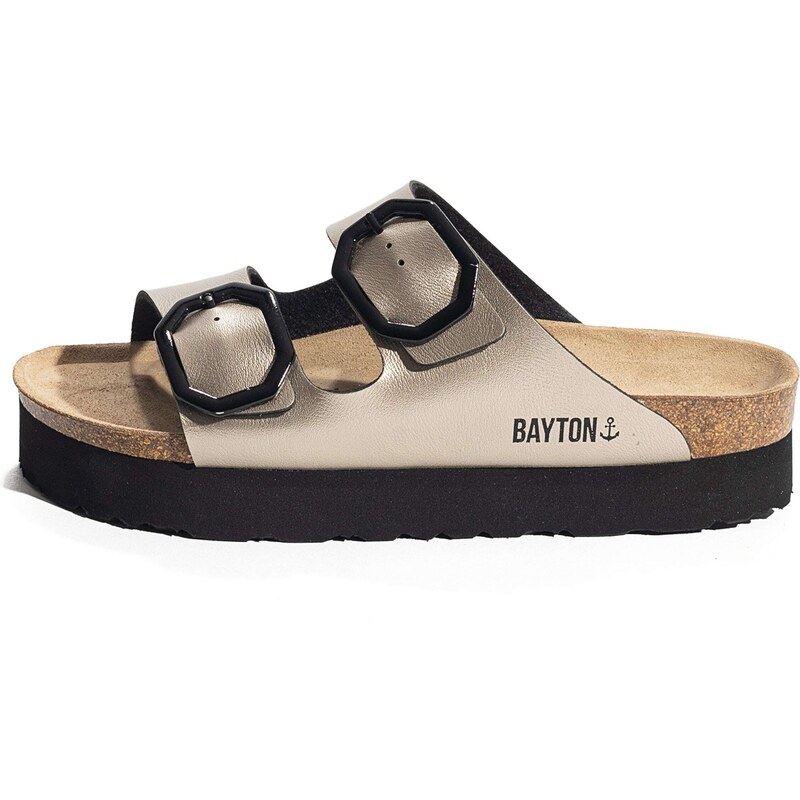 Bayton Šľapky Japet zlatá / čierna 54295731