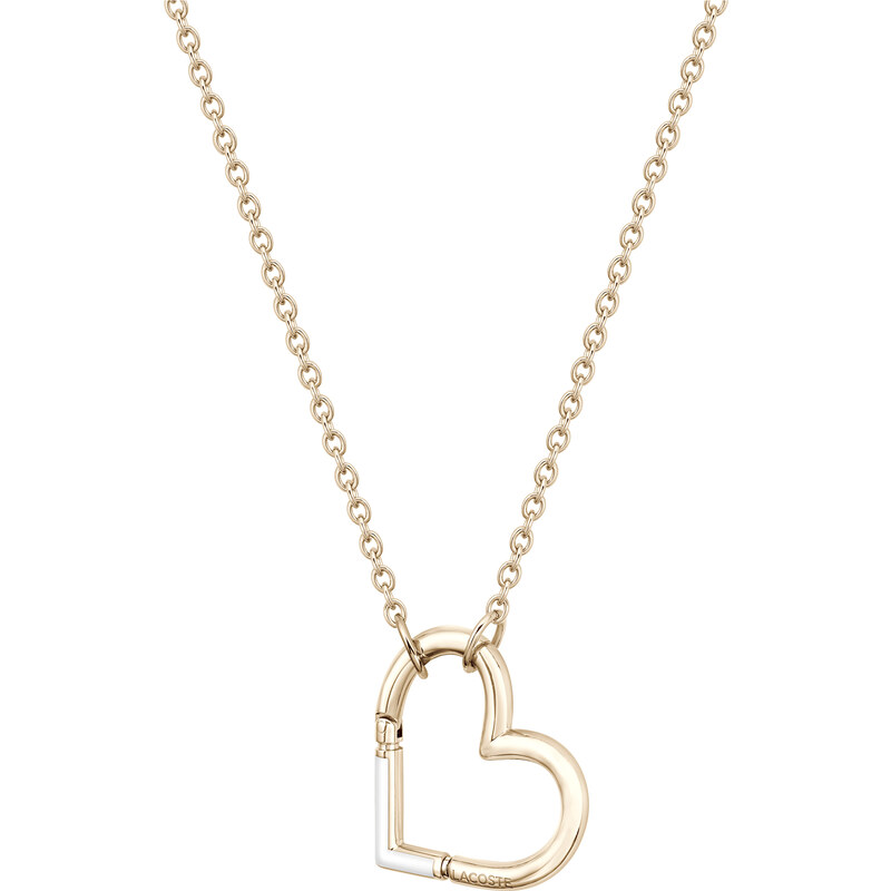 Lacoste Romantický pozlátený náhrdelník Srdiečko Ines 2040329 66583656