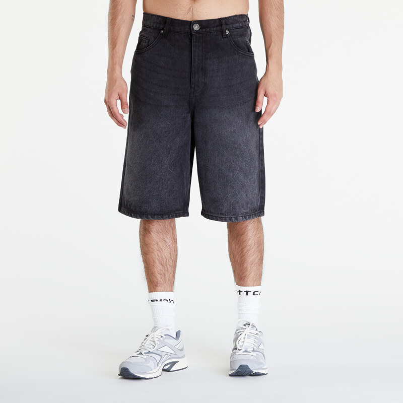 Šortky Urban Classics 90s Heavy Denim Shorts Black Washed 40 50740838