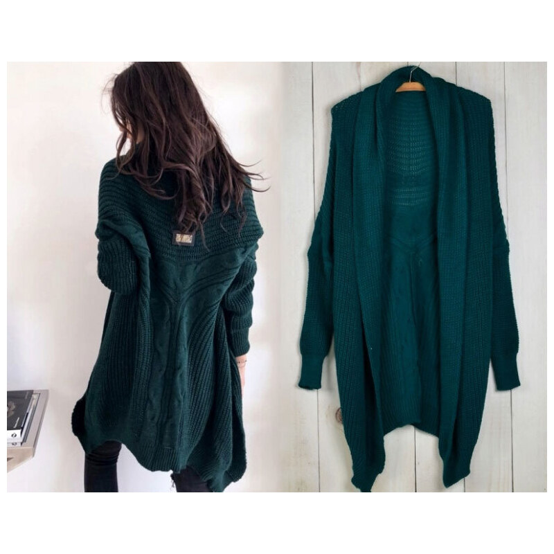 Fashionweek Italský teplý svetr velmi originální střih MD68/K6 48750111