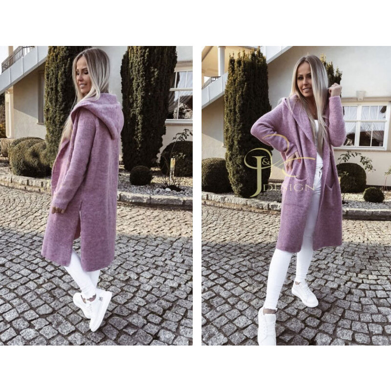 Fashionweek Dámsky farebný predĺžený cardigan NINA