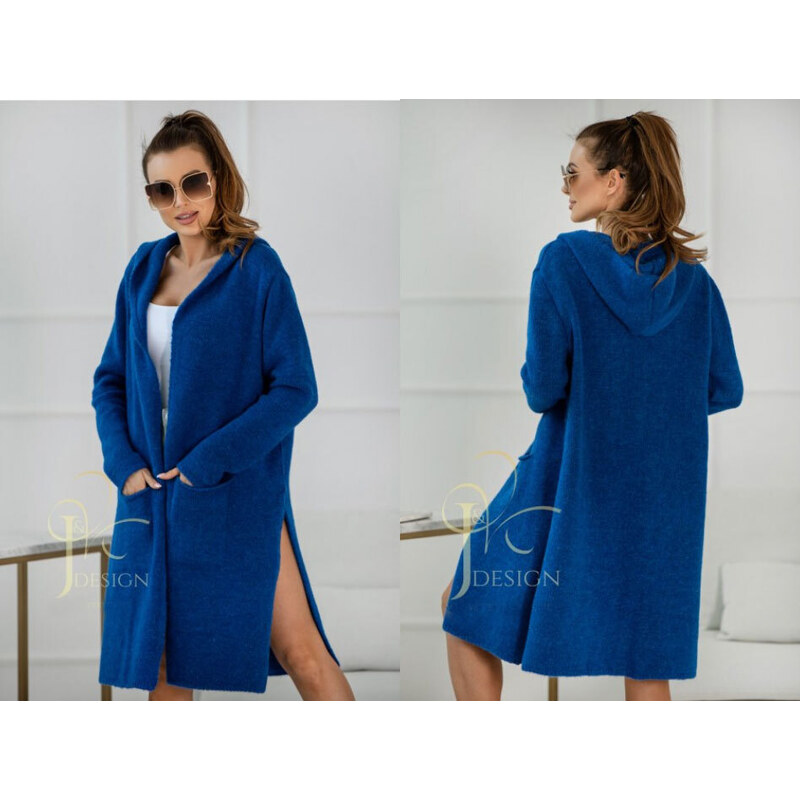 Fashionweek Dámsky farebný predĺžený cardigan NINA