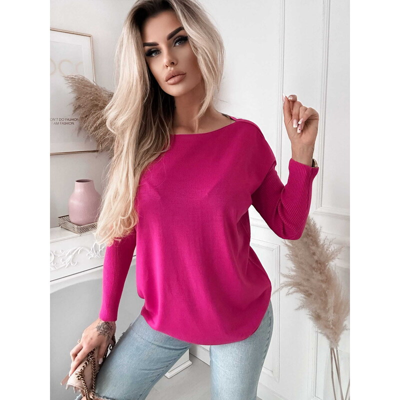 Fashionweek Dámsky mäkký ľahký voľný sveter NB14863 48750896