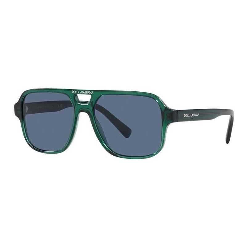 Detské slnečné okuliare Dolce & Gabbana zelená farba, 0DX4003