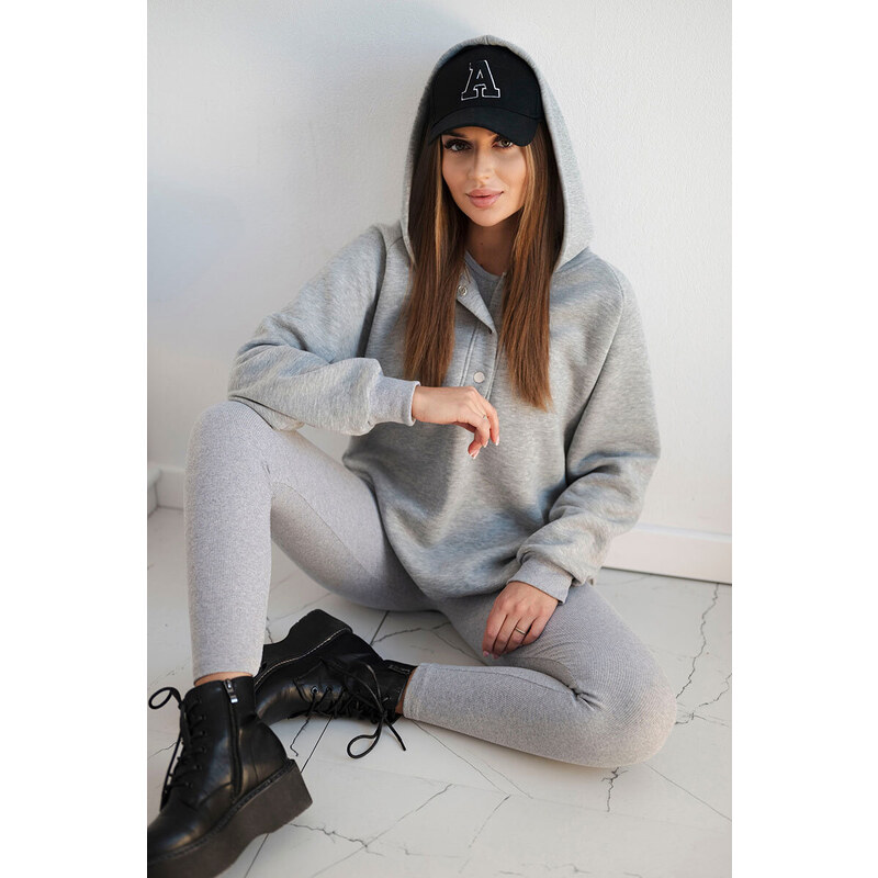 Fashionweek 3-dielny set mikiny, topu a legín športová tepláková 48752671