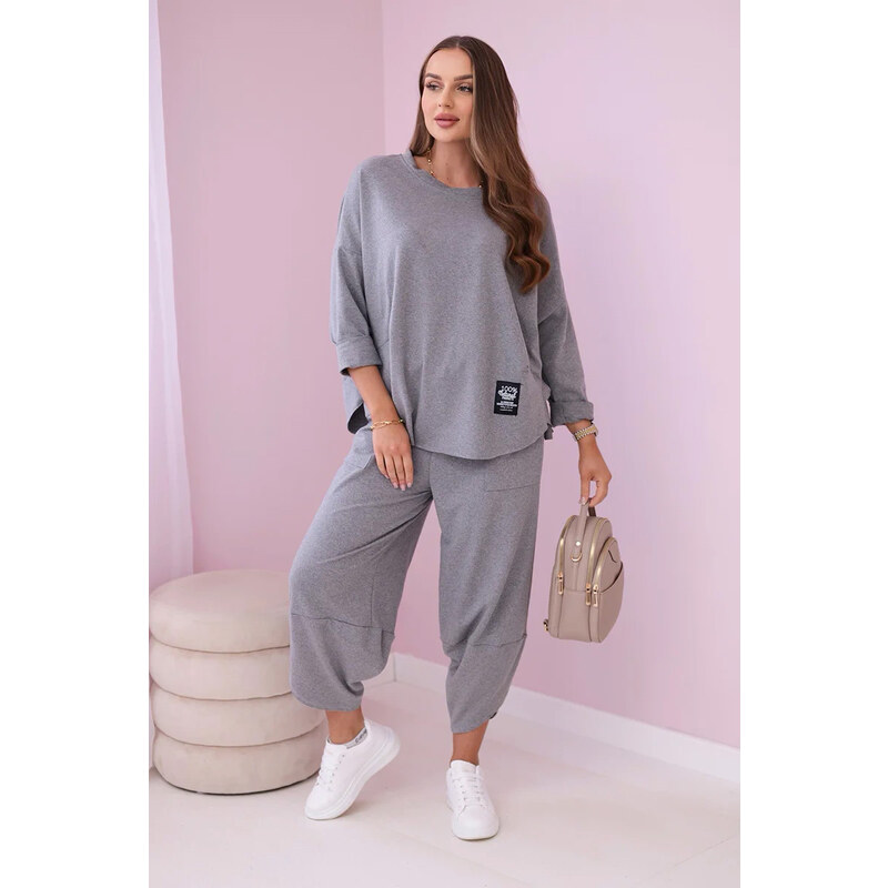 Fashionweek Talianska pohodlná tepláková súprava K6171G 50736875