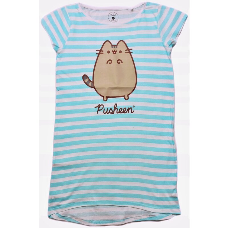E plus M Dámske tričko na spanie mačička Pusheen