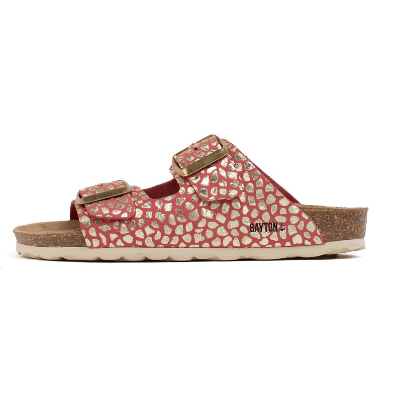 Bayton Sandále Atlas zlatá / koralová / čierna 54233838