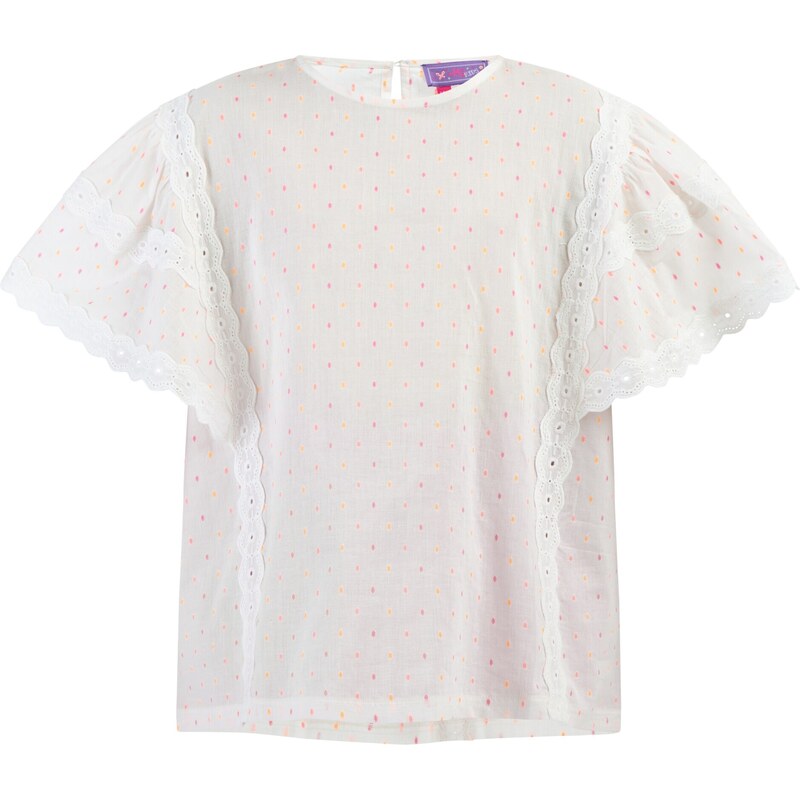 myMo KIDS Blúzka mandarínková / koralová / purpurová / biela 54249874