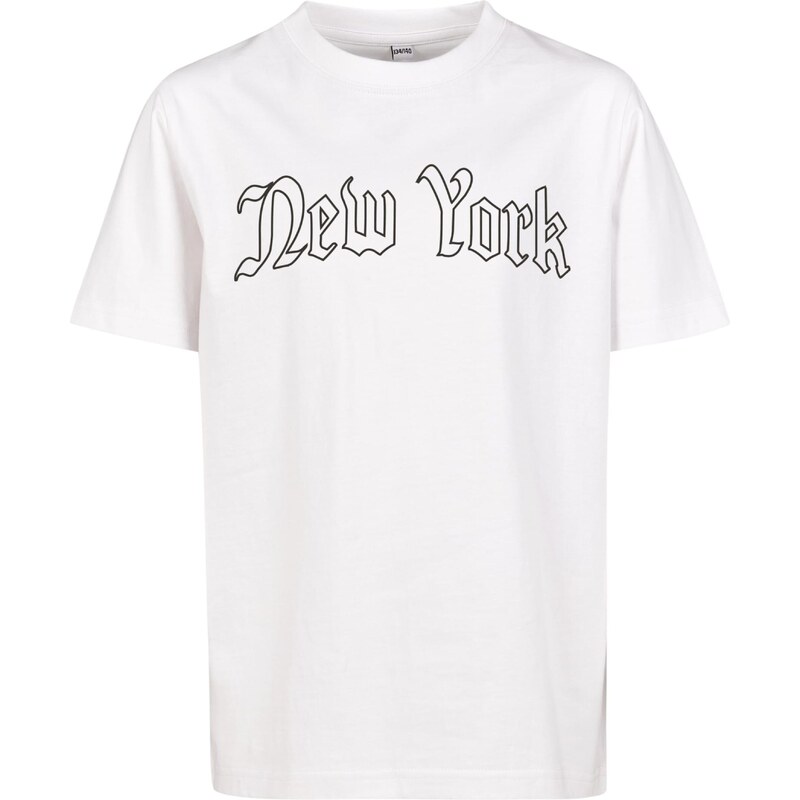 Mister Tee Tričko New York čierna / biela 54251904