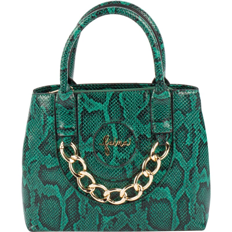 faina Kabelka zelená / čierna 54252721