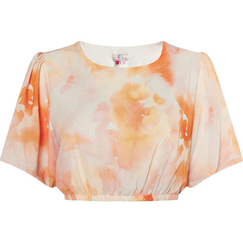 IZIA Blúzka oranžová / šedobiela 54253410
