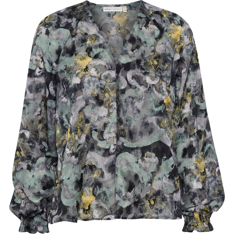 InWear Blúzka Nisiral pastelovo zelená / zmiešané farby 54253718