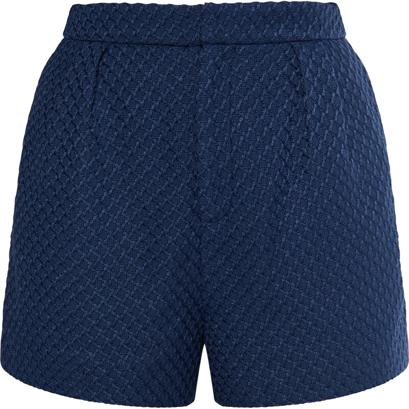 faina Plisované nohavice námornícka modrá 54255899