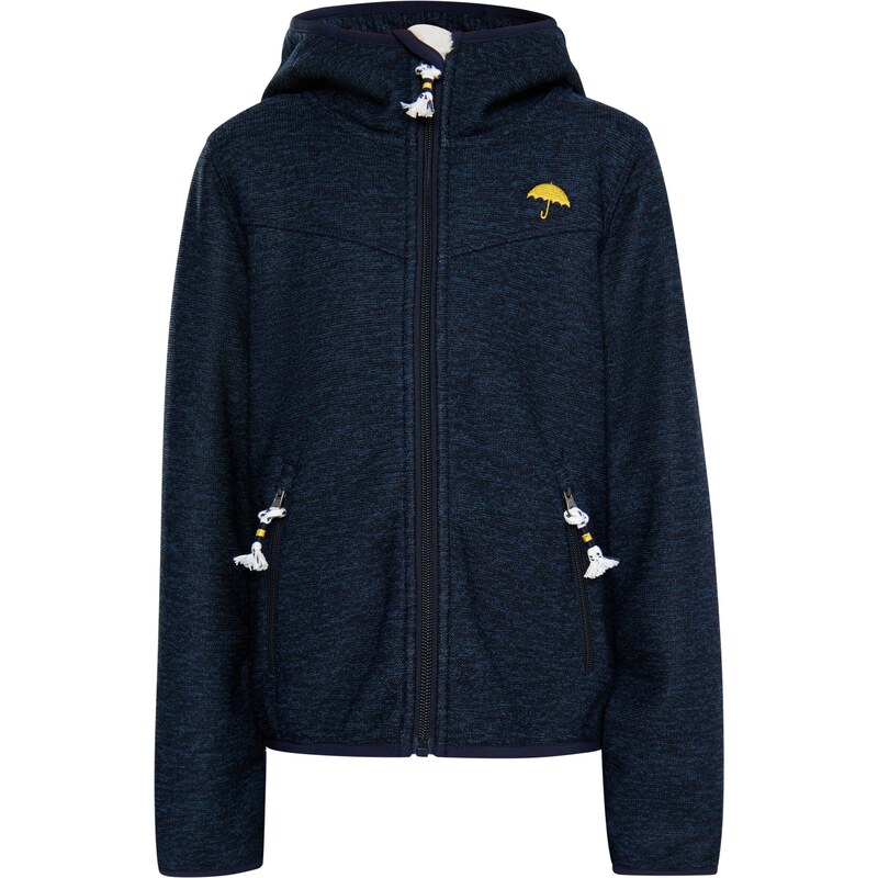 Schmuddelwedda Flisová bunda Rabine námornícka modrá / limetková 54261863