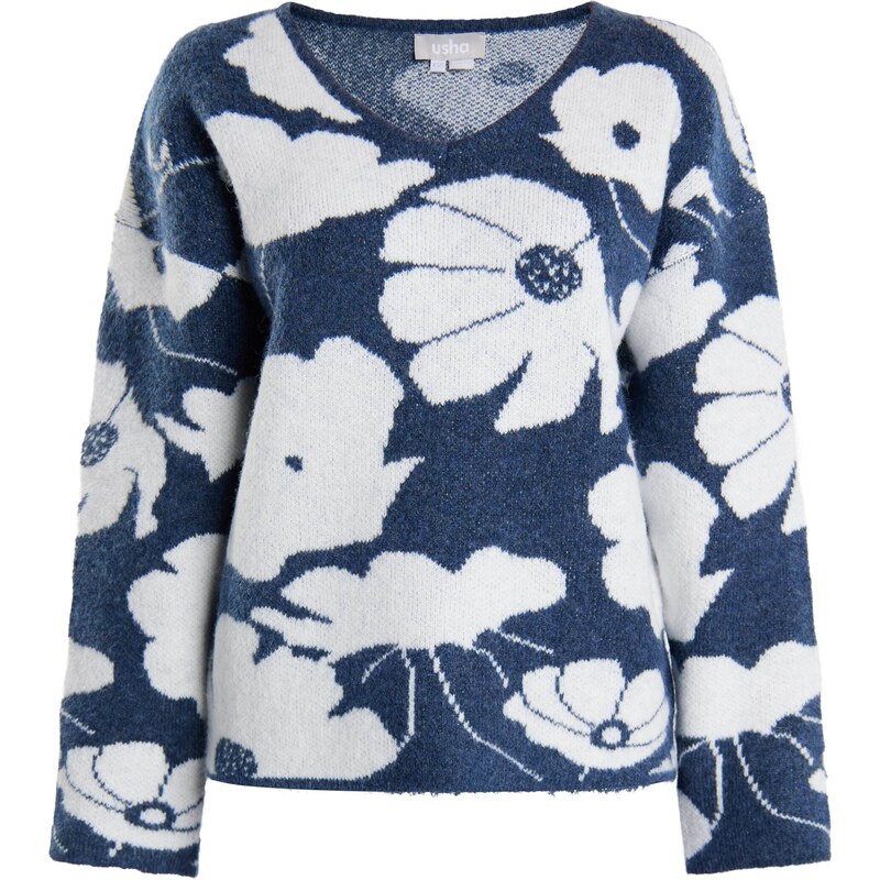 Usha Sveter Lurea námornícka modrá / biela 54261954