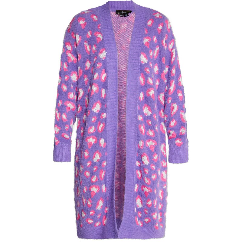 faina Kardigán fialová / ružová / biela 54262013