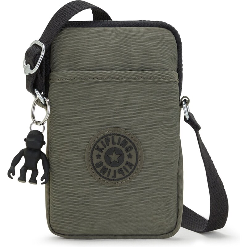 KIPLING Taška cez rameno Tally tmavozelená / čierna 54264336