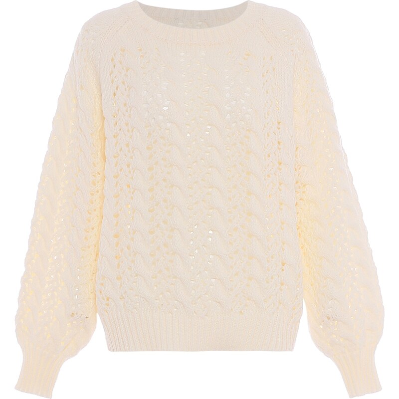 faina Sveter biela ako vlna 54264888