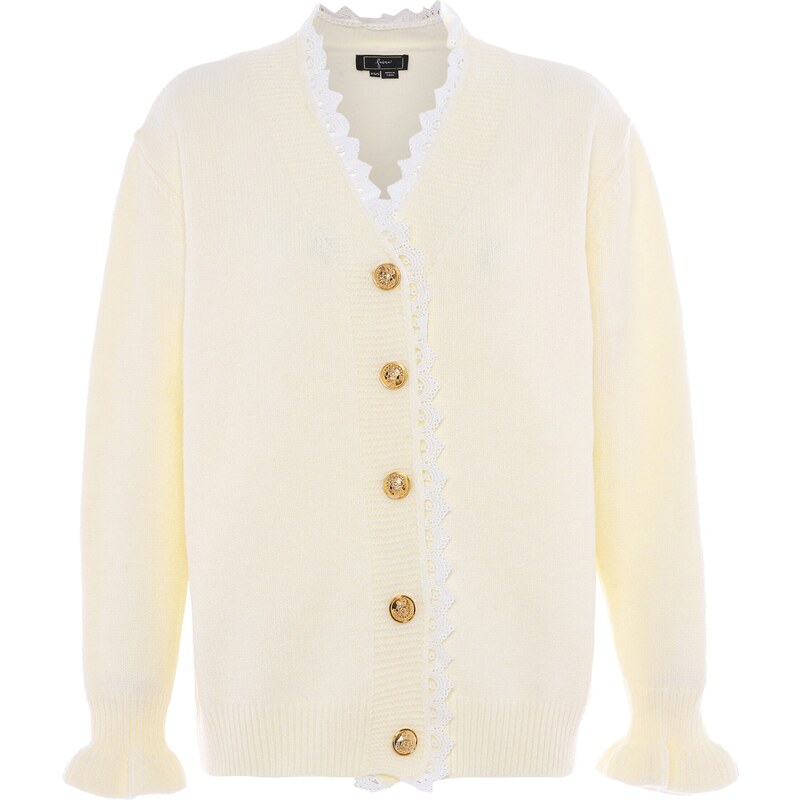 faina Kardigán krémová / biela 54264971