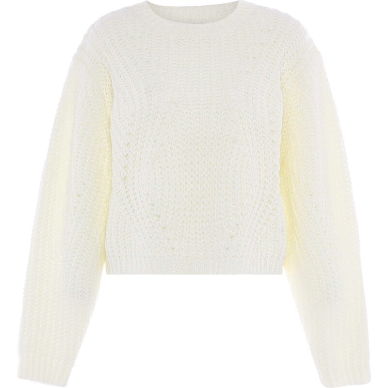 IZIA Sveter biela ako vlna 54264962