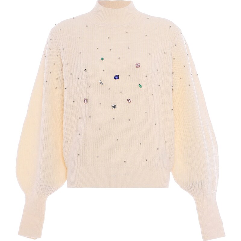 faina Sveter zmiešané farby / biela ako vlna 54265066