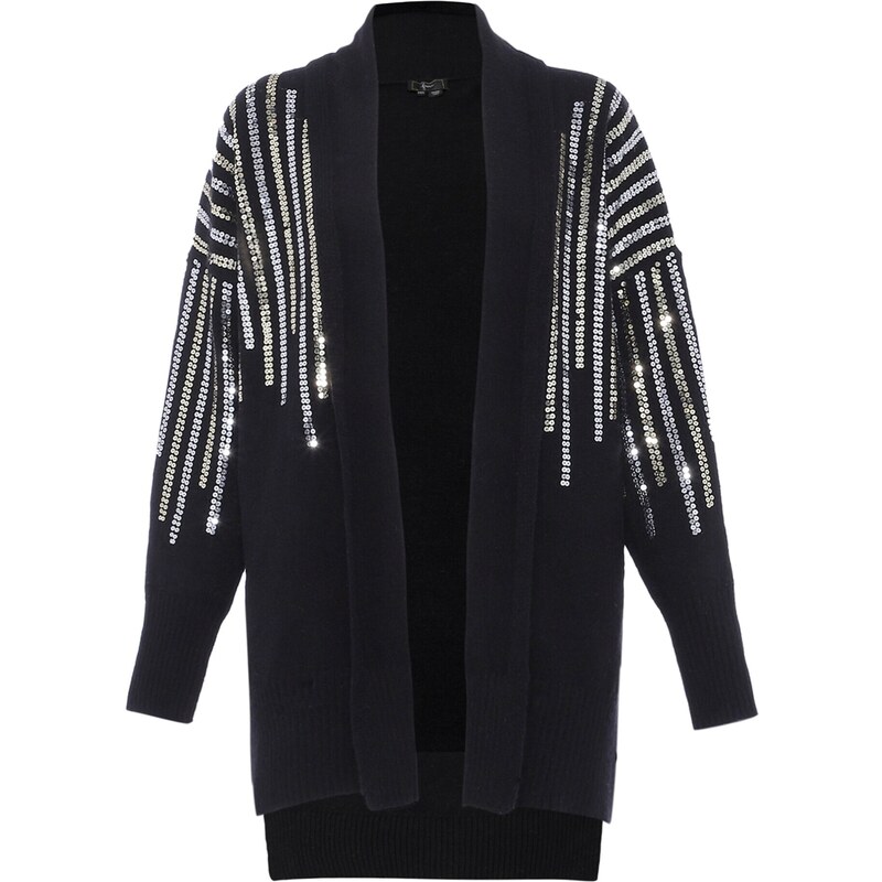 faina Kardigán striebornosivá / čierna 54265052