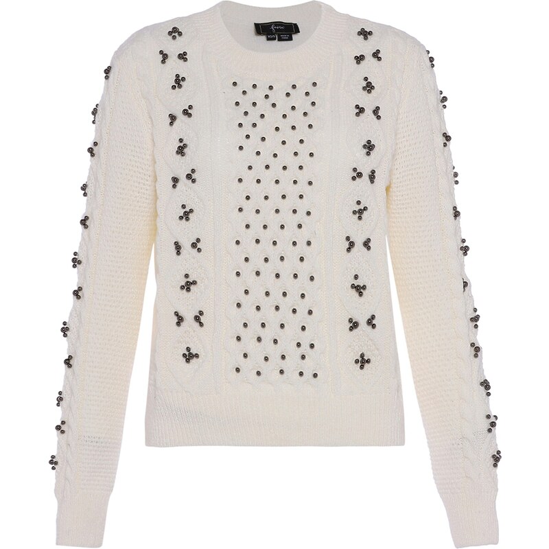 faina Sveter biela ako vlna 54265057