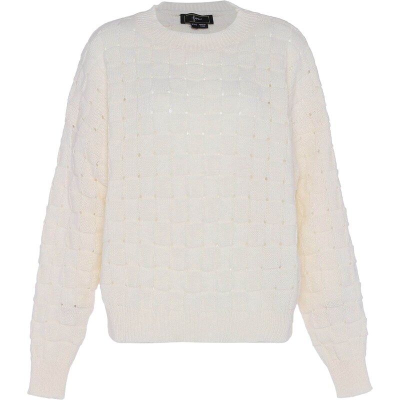 faina Sveter biela ako vlna 54265185