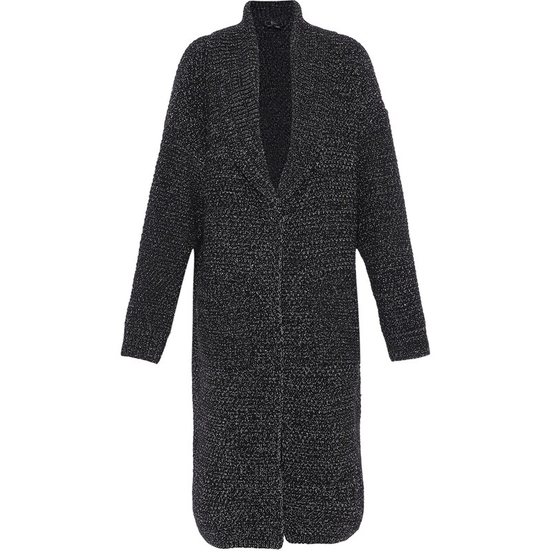 faina Kardigán čierna melírovaná 54265139