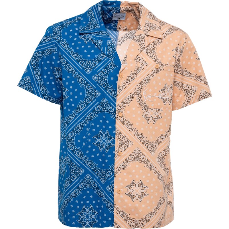 Karl Kani Košeľa béžová / modrá / sivá / biela 63209452