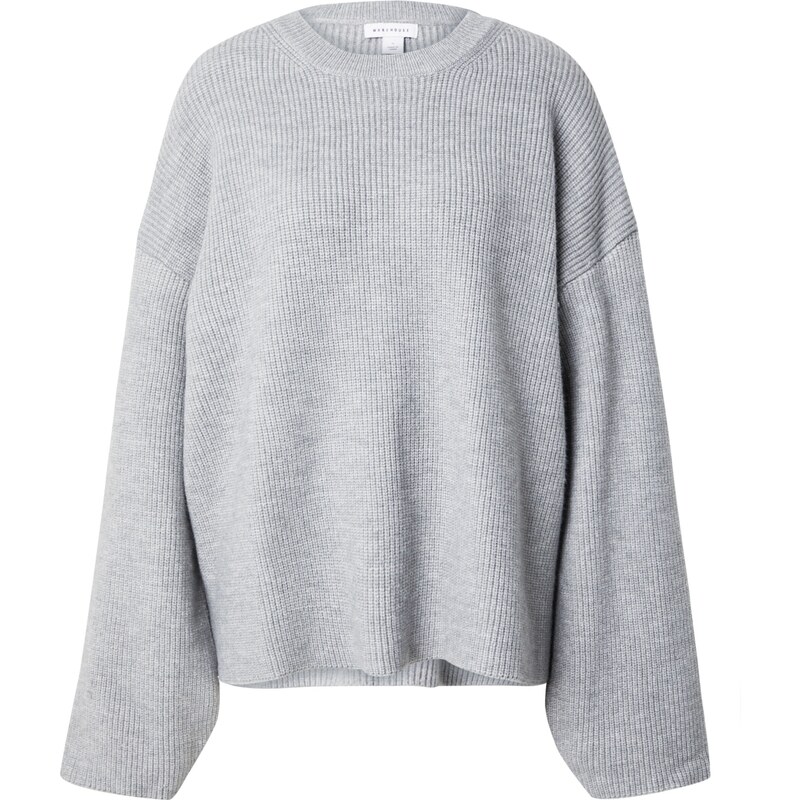 Warehouse Sveter sivá melírovaná 54266796