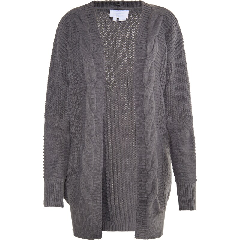 usha WHITE LABEL Kardigán Teylon tmavosivá 54268166