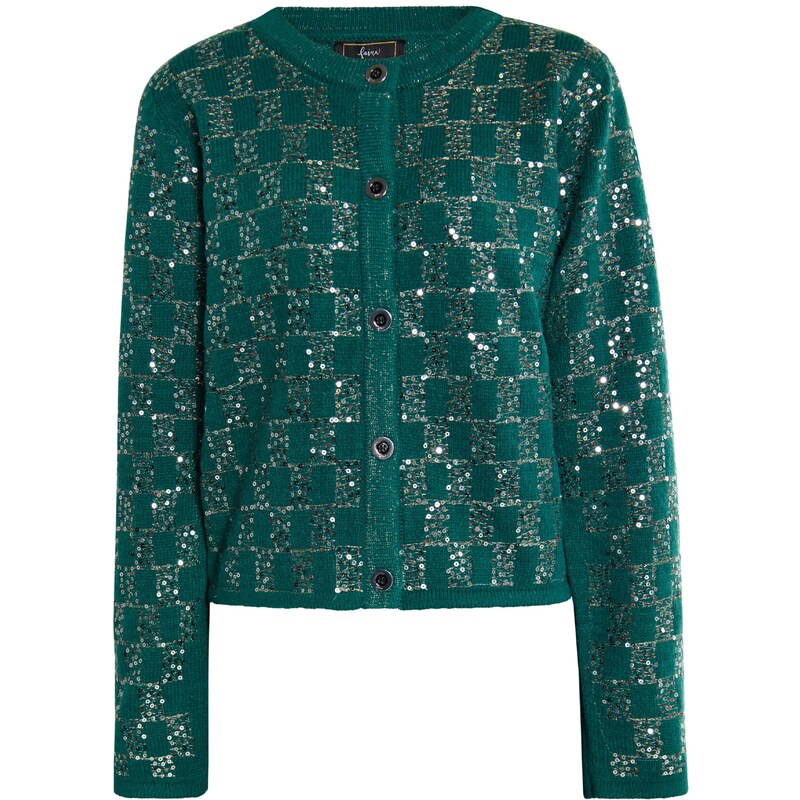 faina Kardigán smaragdová 54268268