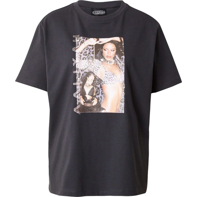 ABOUT YOU x Chiara Biasi Tričko Philine sivá / antracitová / biela 54268545